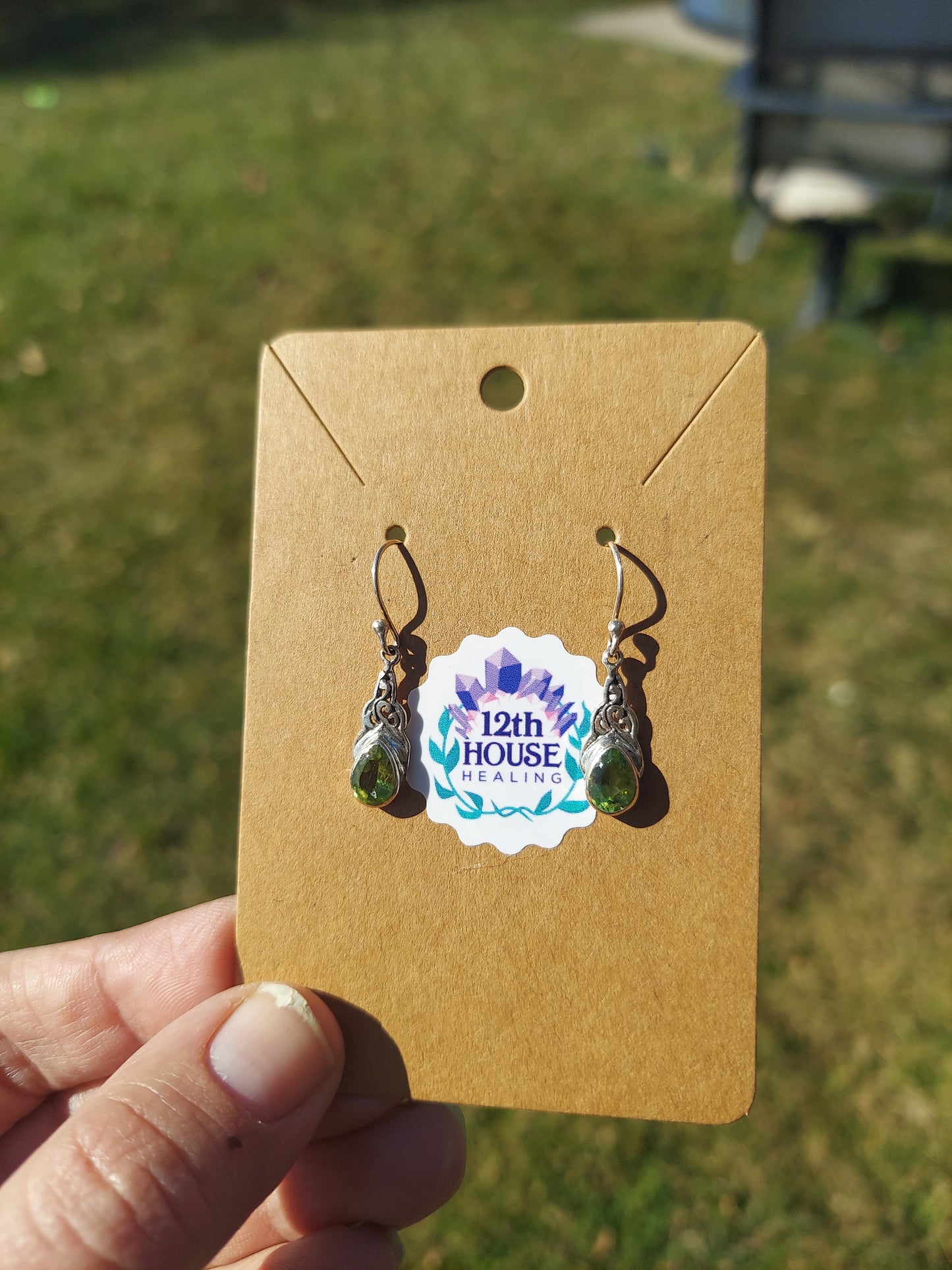 Peridot Sterling Silver earrings