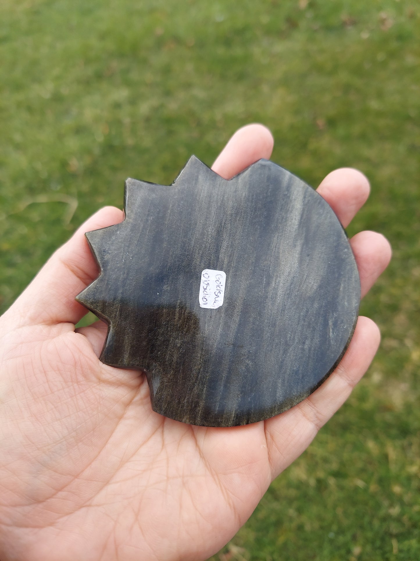 Gold Sheen Obsidian Sun & Moon Eclipse Crystal