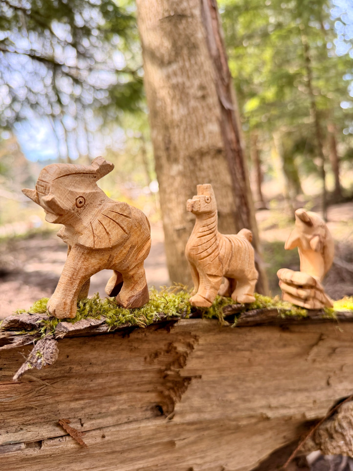 Palo Santo Animal Talismans
