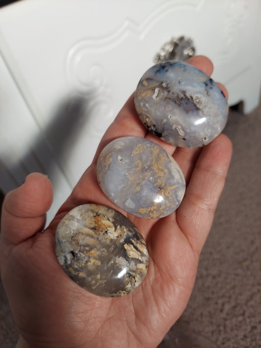 Dendrite Agate Palm Stone