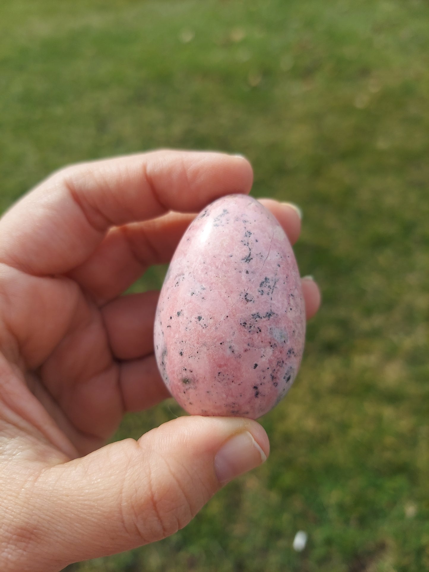 Peruvian Rhodonite Egg