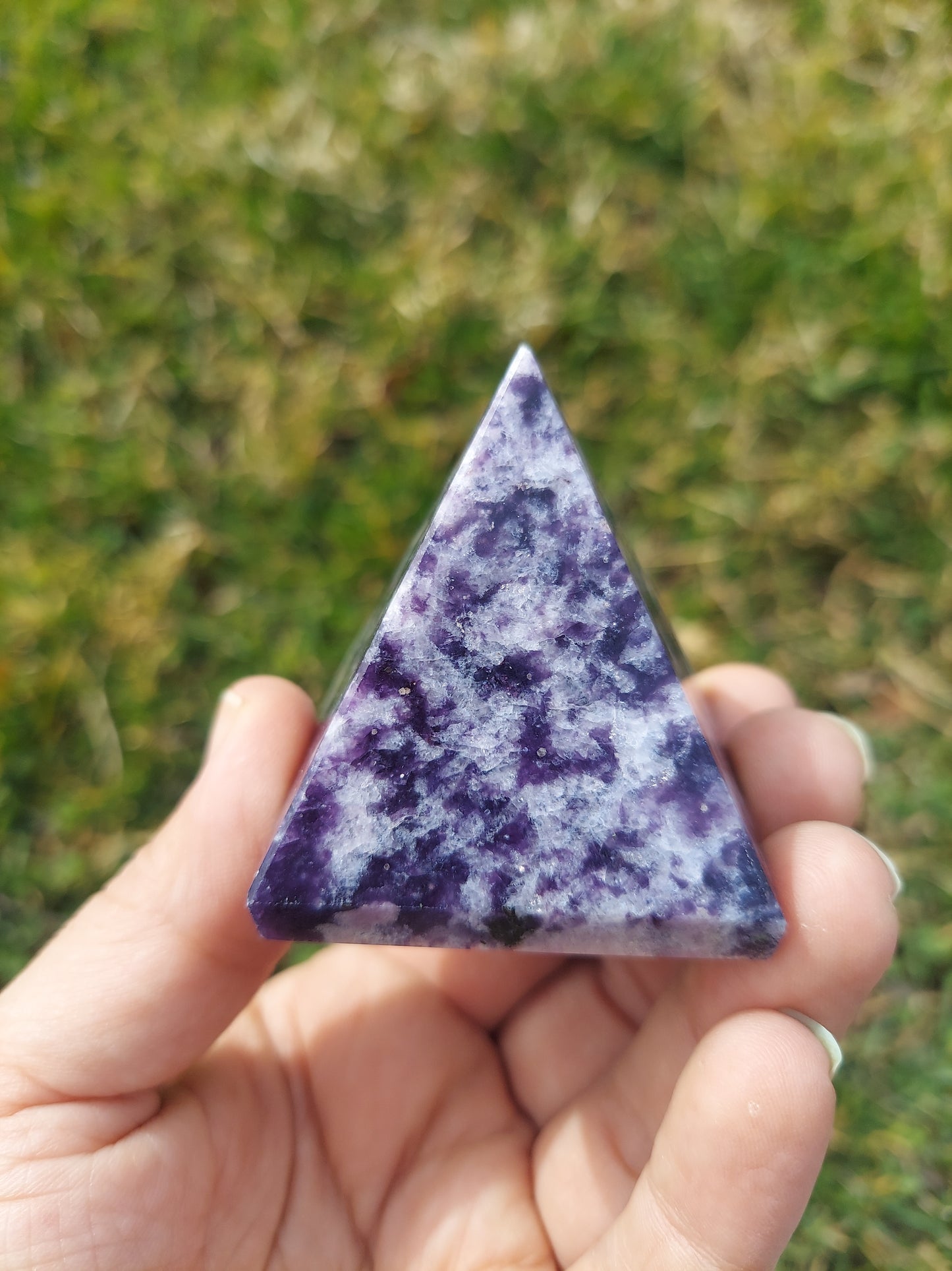 Lepidolite Pyramid