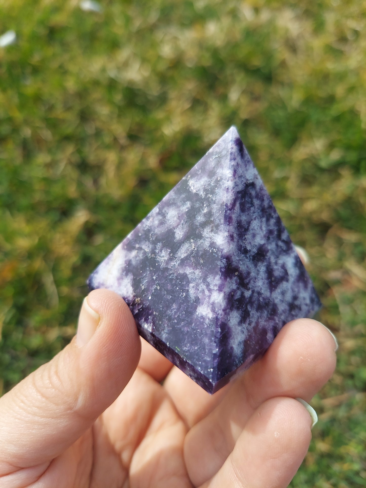 Lepidolite Pyramid