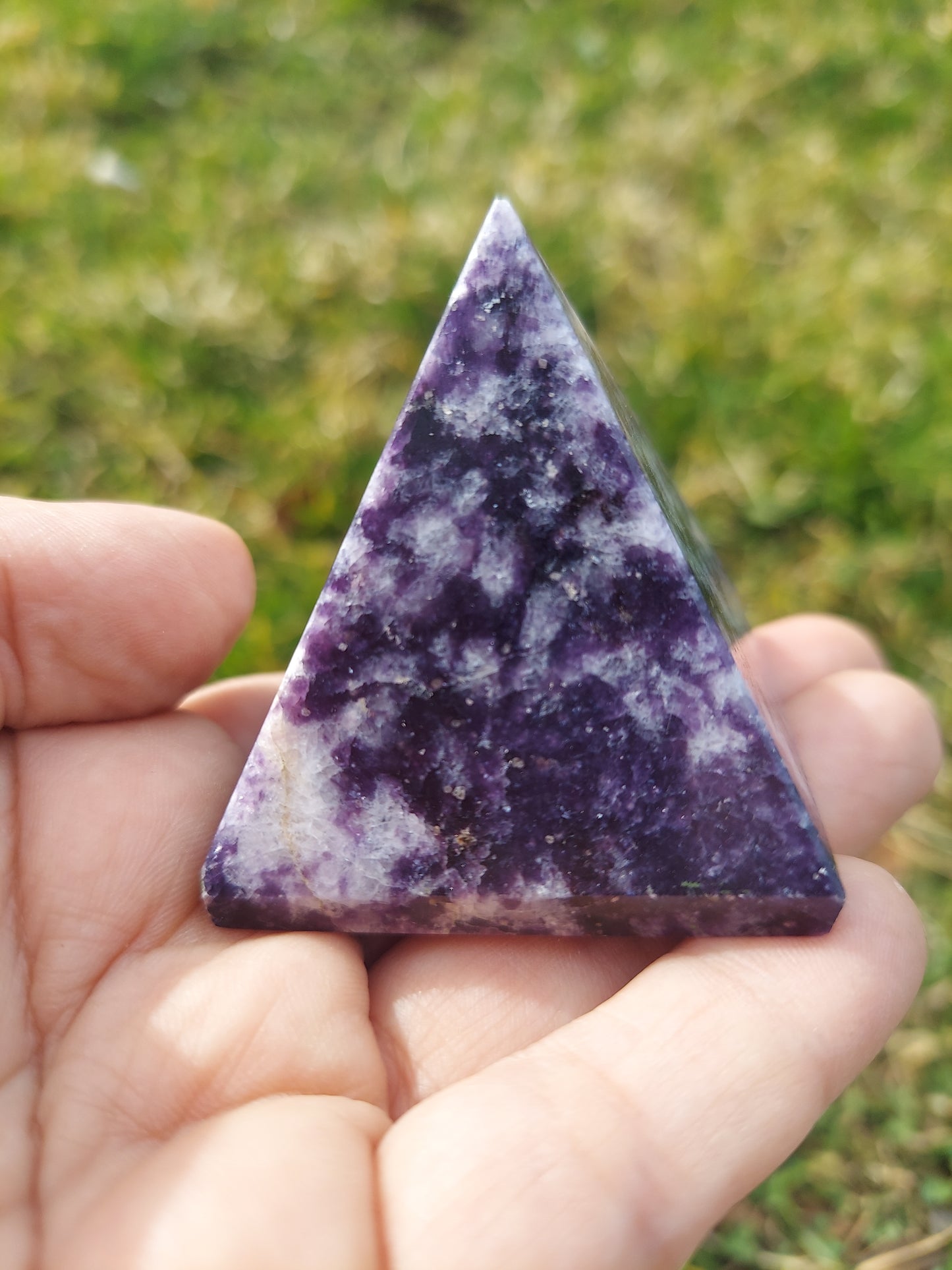 Lepidolite Pyramid