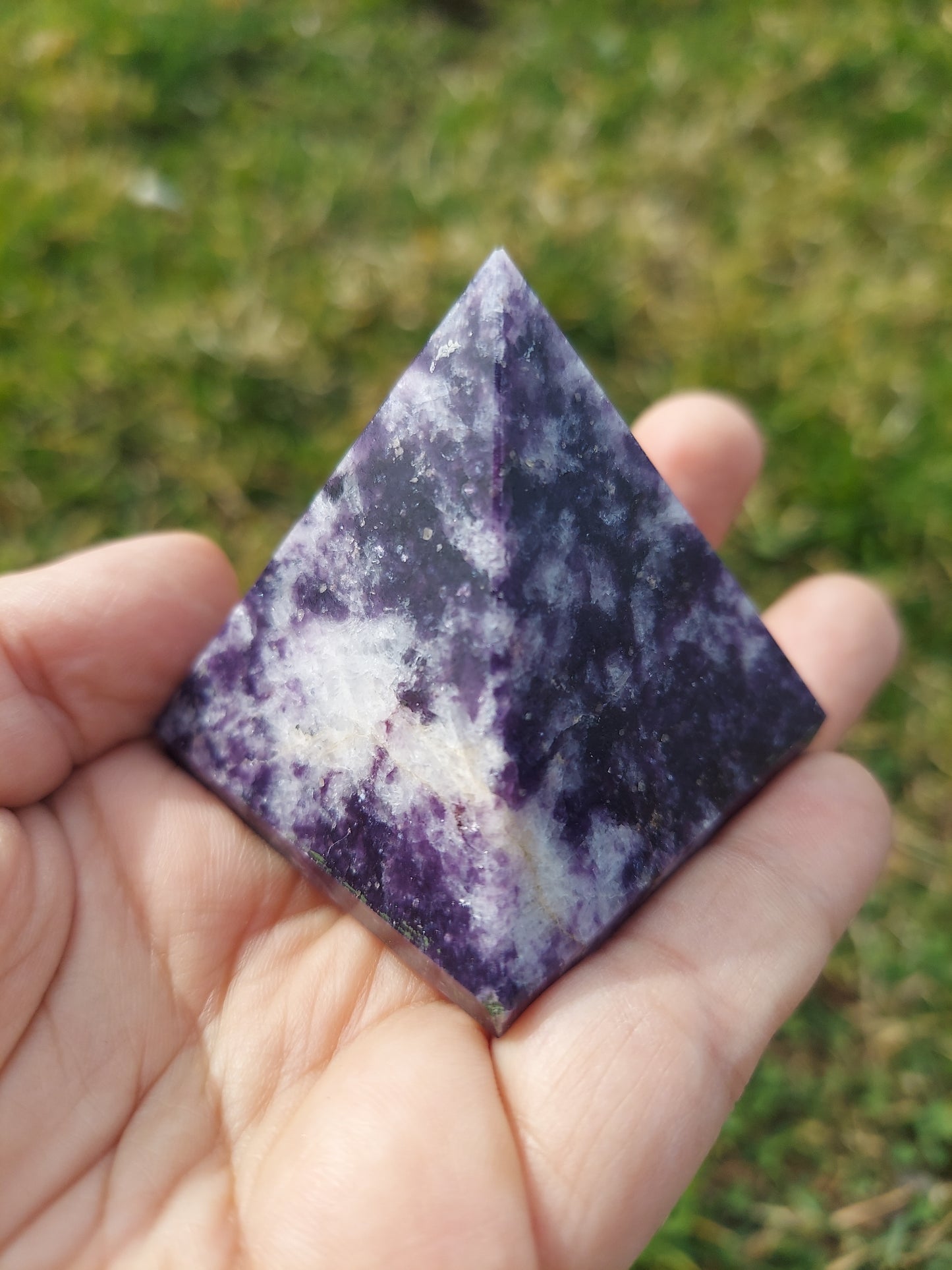 Lepidolite Pyramid