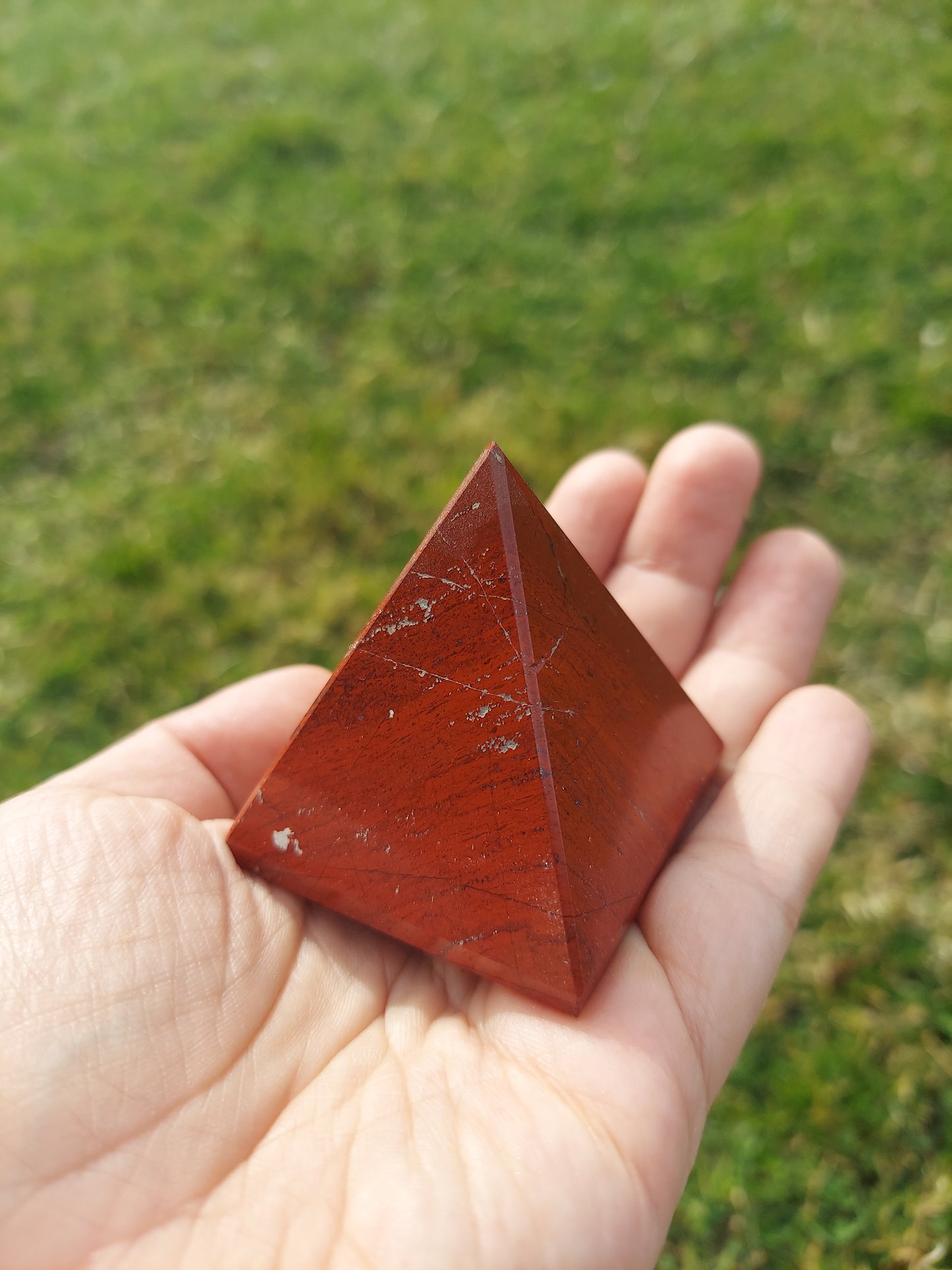 Red Jasper Pyramid