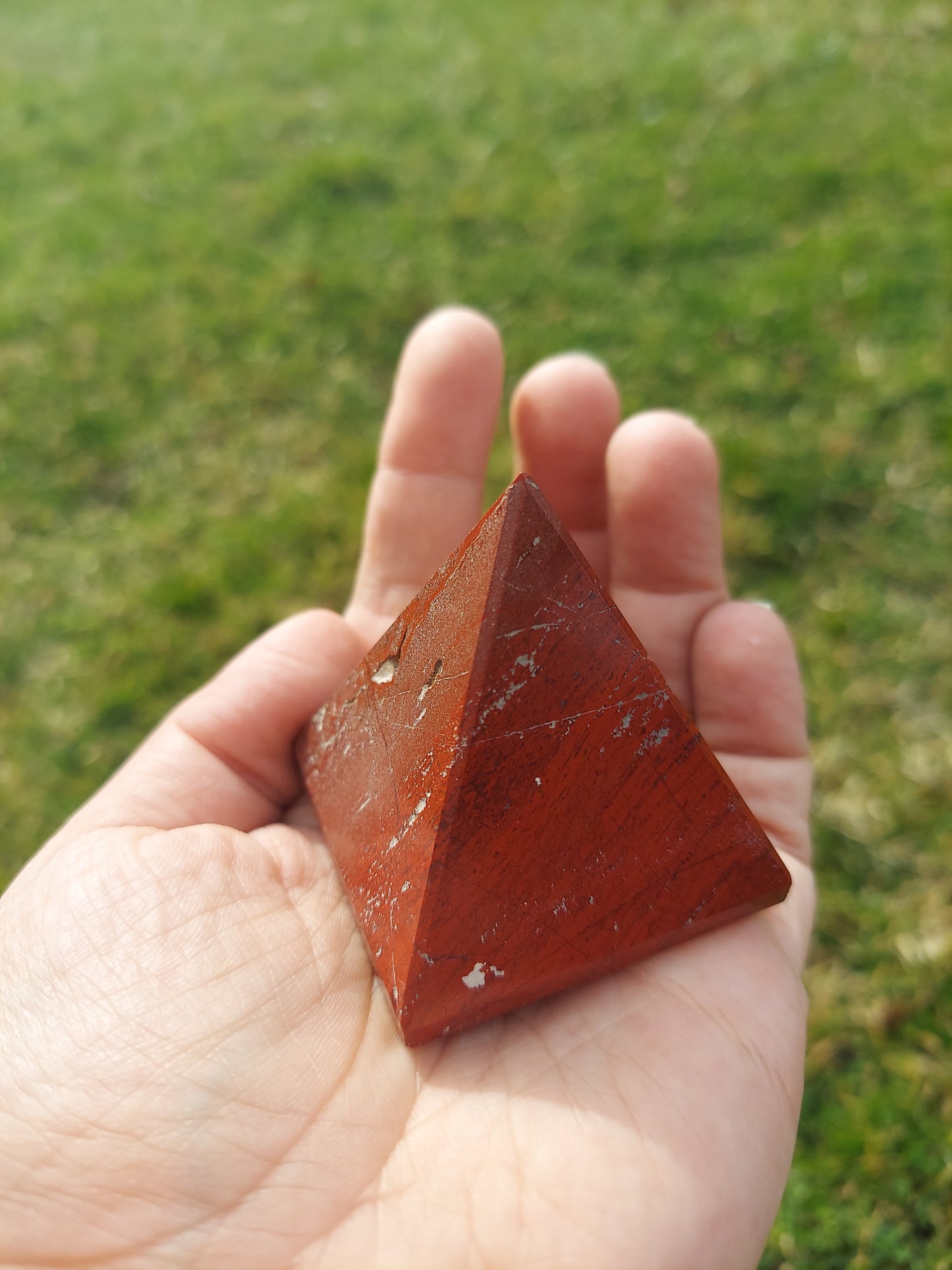 Red Jasper Pyramid