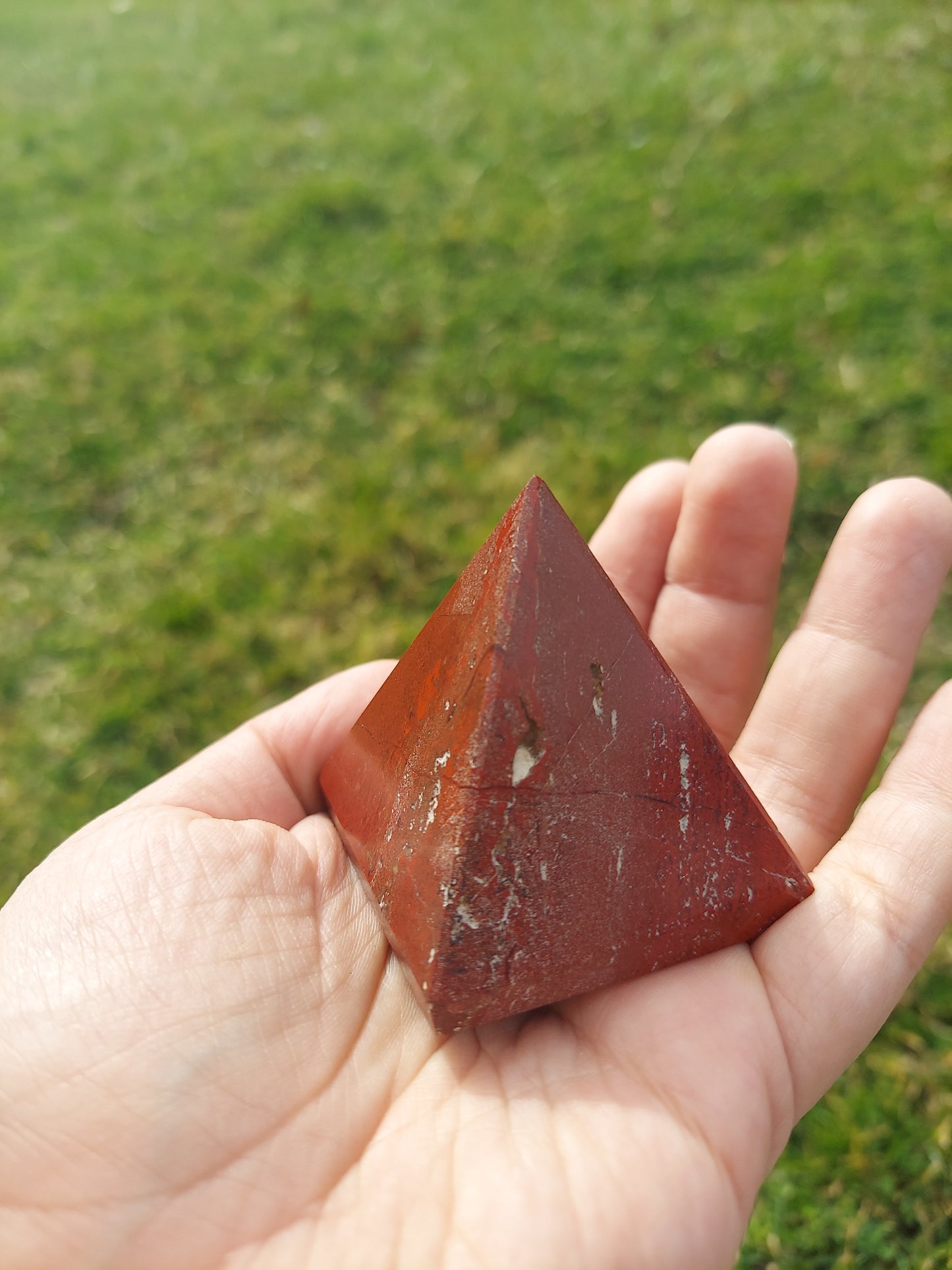 Red Jasper Pyramid