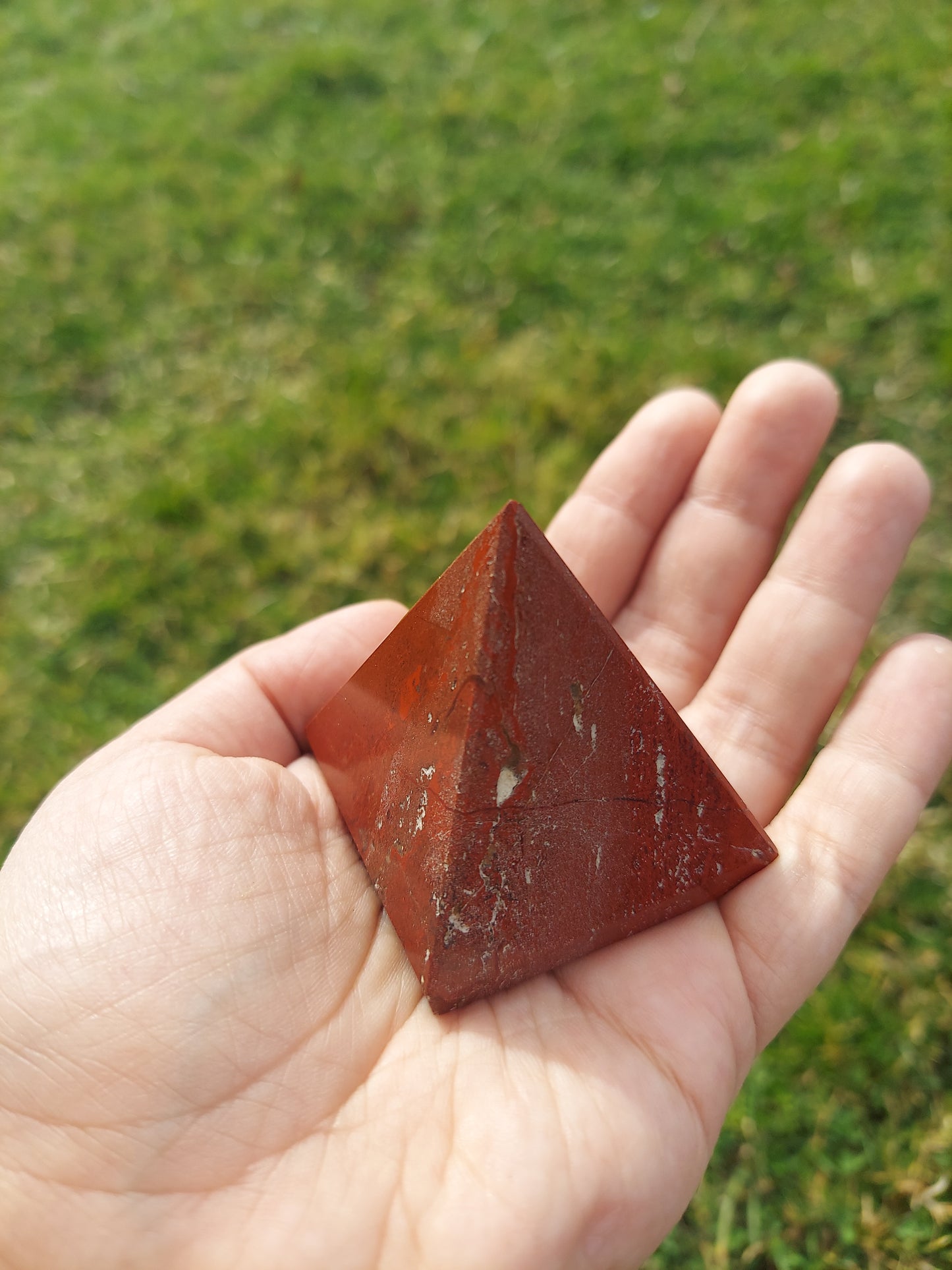 Red Jasper Pyramid