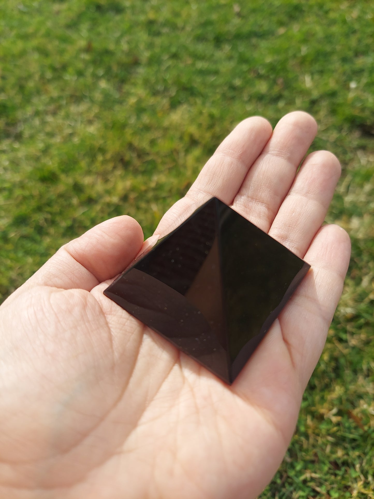 Obsidian pyramid