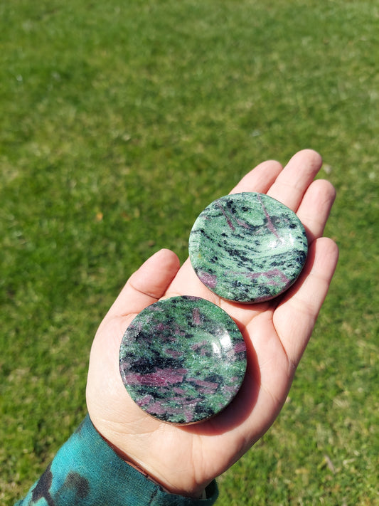 Ruby Zoisite Mini Crystal Bowls