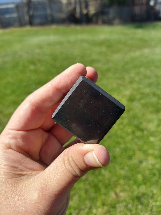 Shungite Cube Crystal