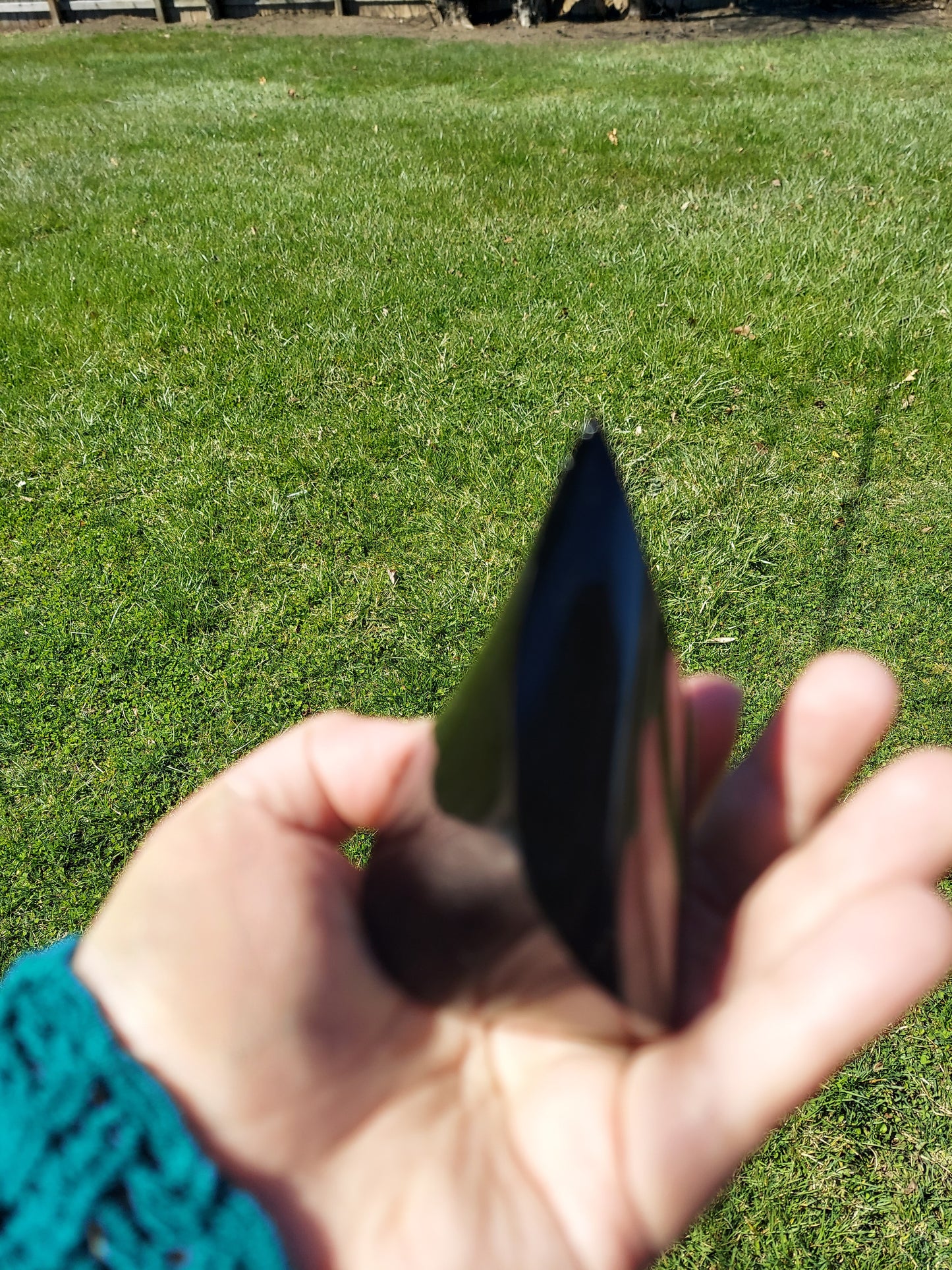 Black Obsidian Flame Crystal