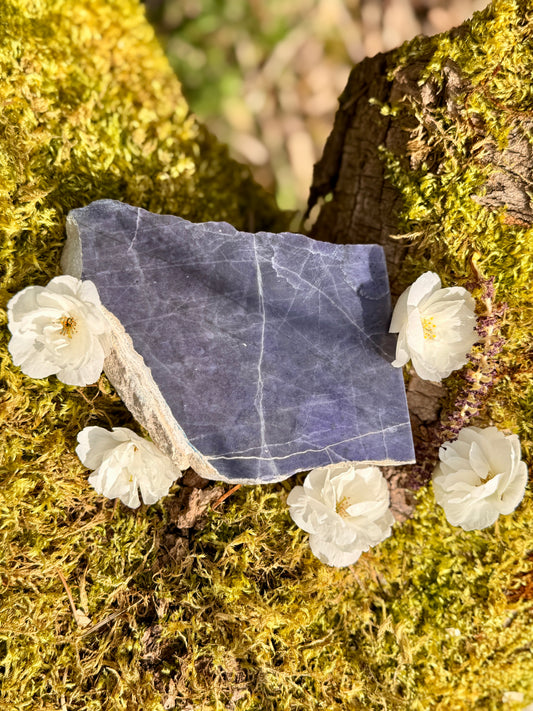 Purple Opal Slab / Stone for Intuition / Purple Crystal