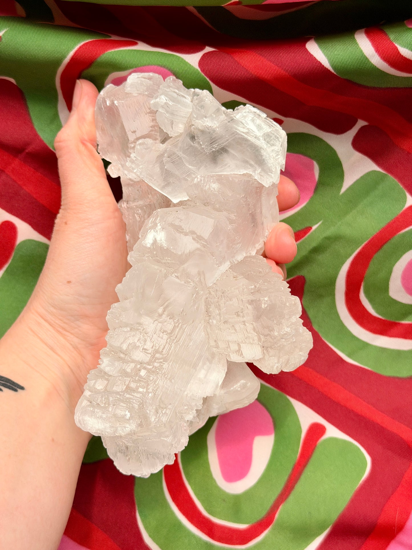 Raw Fishtail Selenite / High Vibrational Crystal / Potent Healer