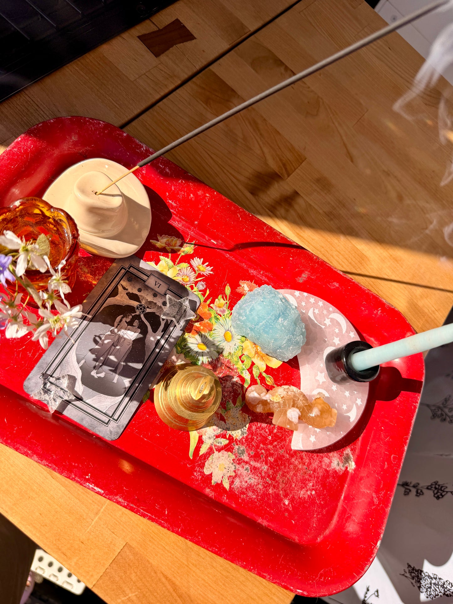Selenite Moon Slab / Charging Plate / Cleansing Crystal