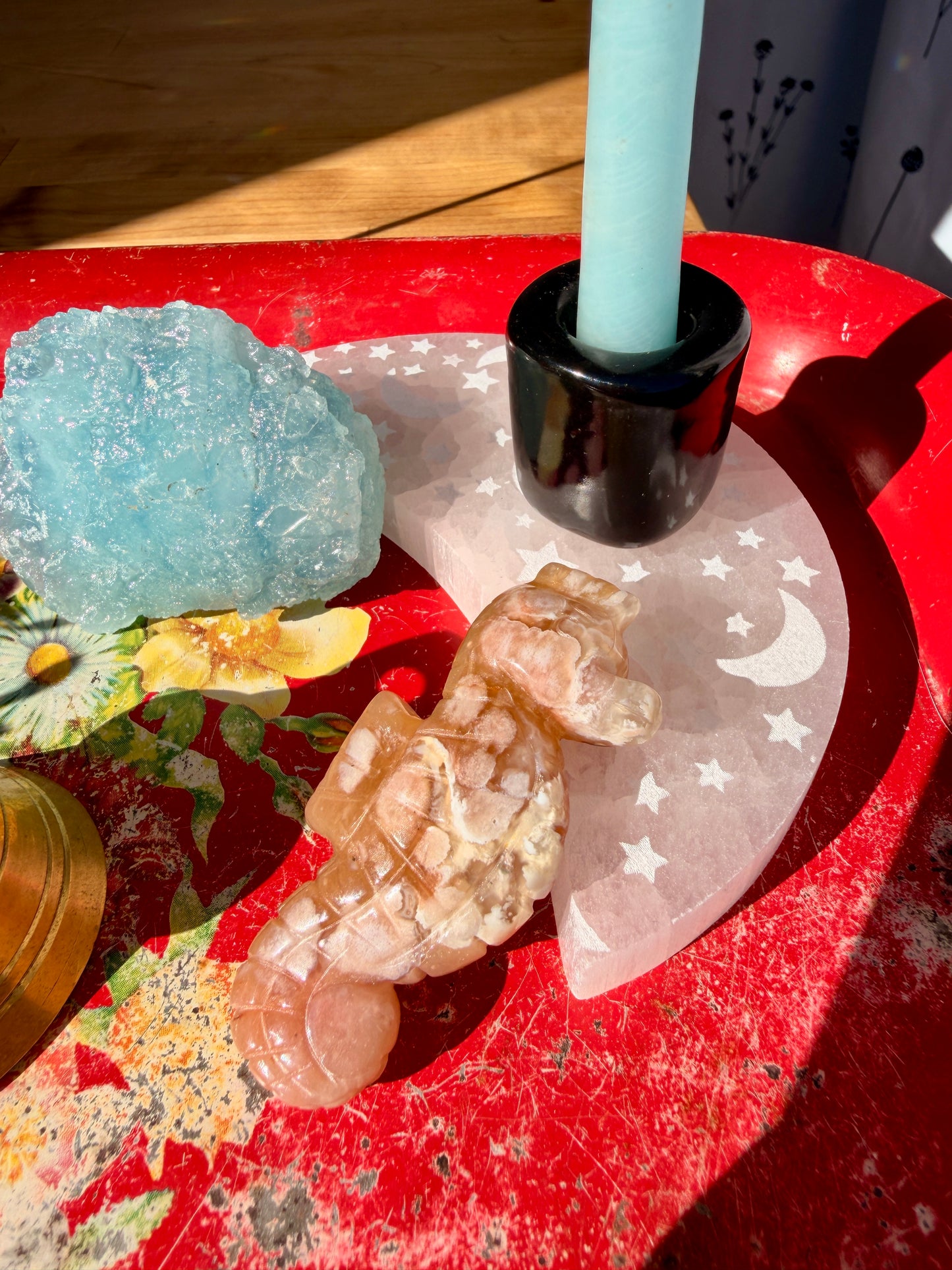 Selenite Moon Slab / Charging Plate / Cleansing Crystal