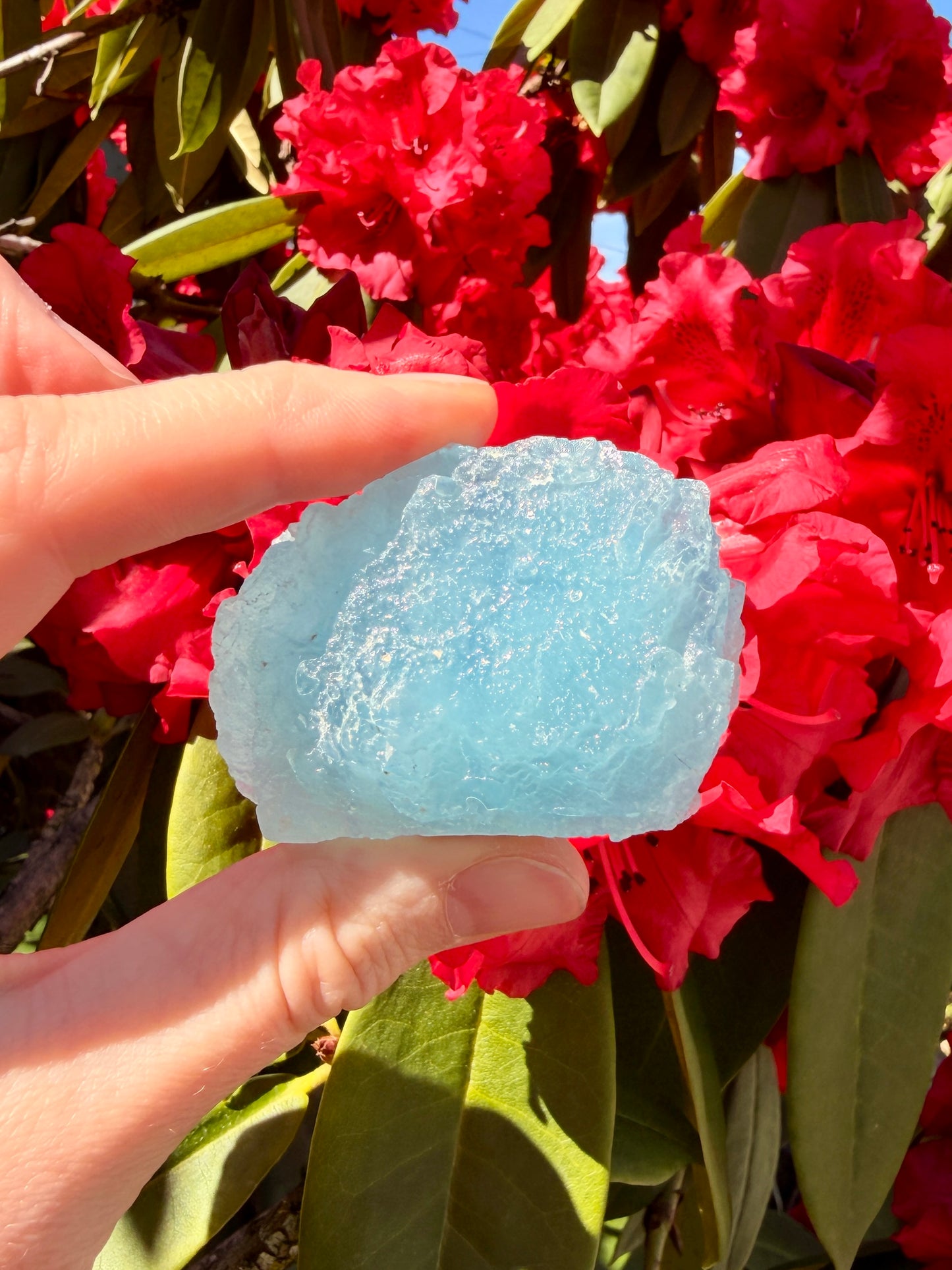 Raw Aquamarine / Natural Blue Stone / March Birthstone
