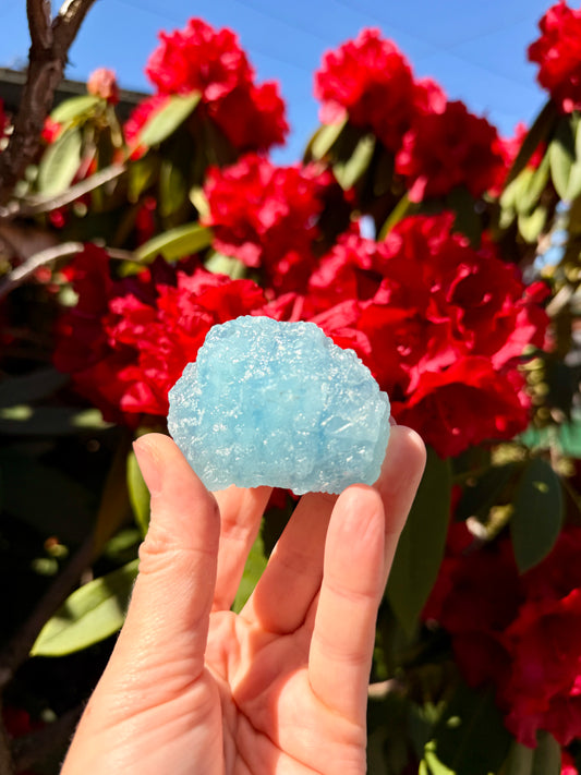 Raw Aquamarine / Natural Blue Stone / March Birthstone