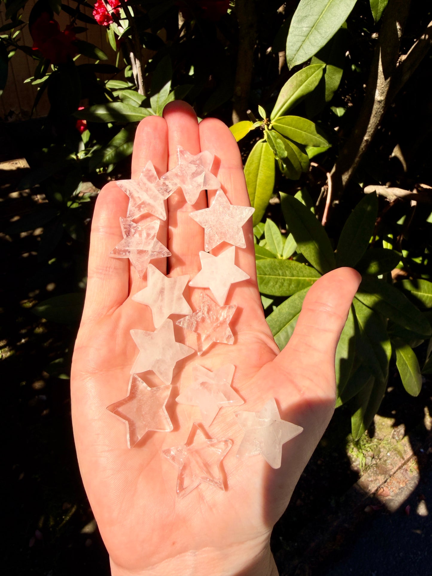 Clear Quartz Crystal Stars