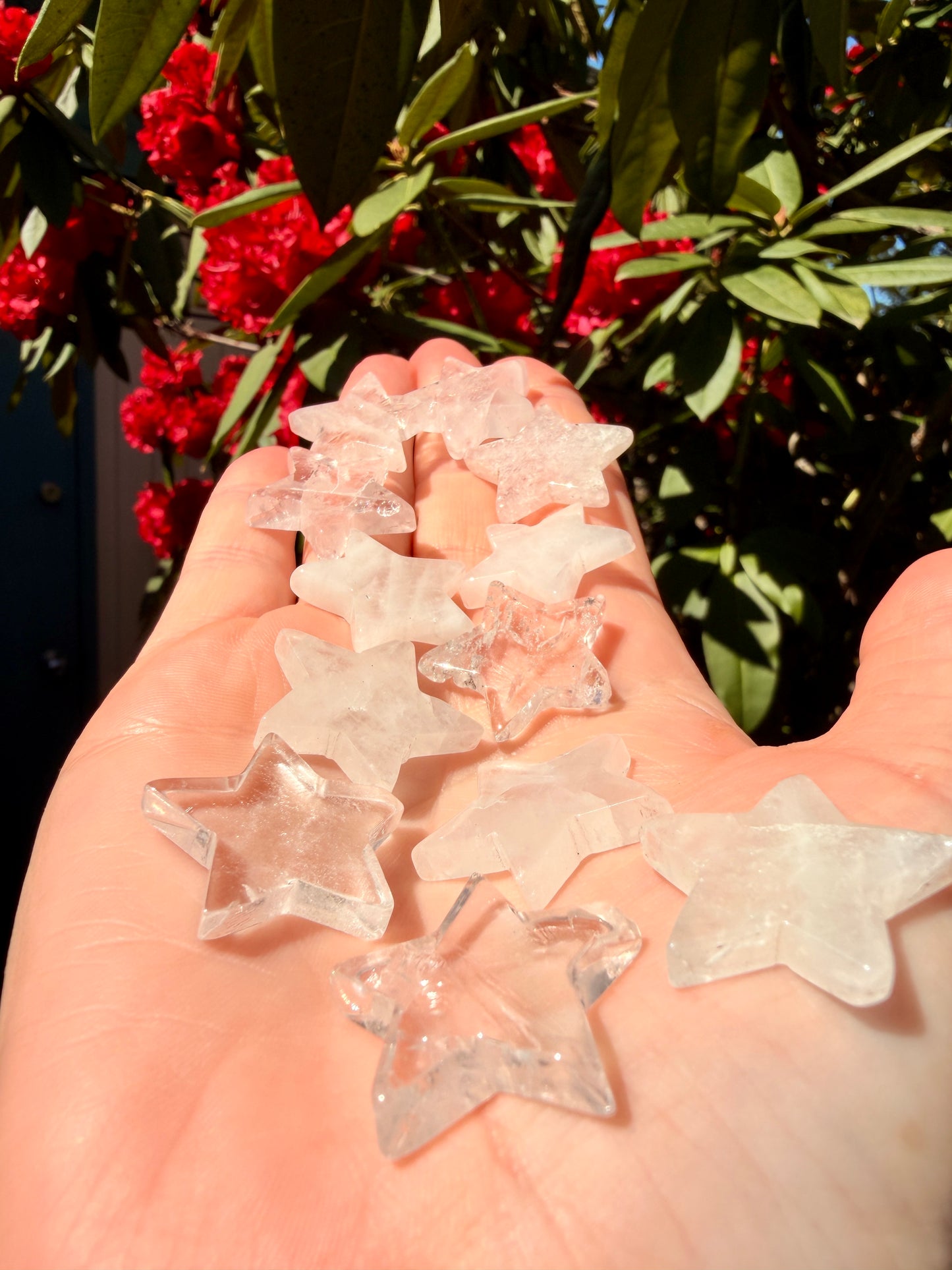 Clear Quartz Crystal Stars